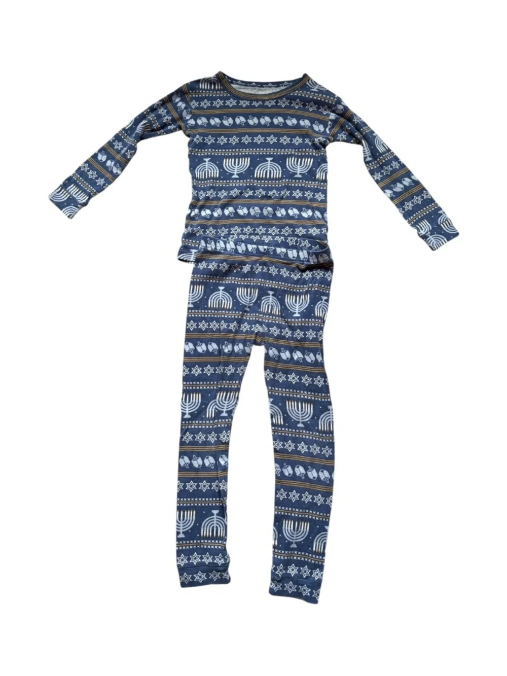 Gap Kids 5T Hanukkah Menorah Dreidel Organic Cotton Pajama Set